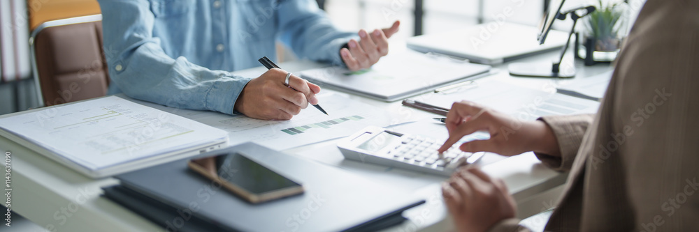 business man Auditor or internal revenue service staff checking annual financial statements company Audit Accounting tax. business man Auditor or internal revenue service staff checking annual financial statements company Audit Accounting tax.