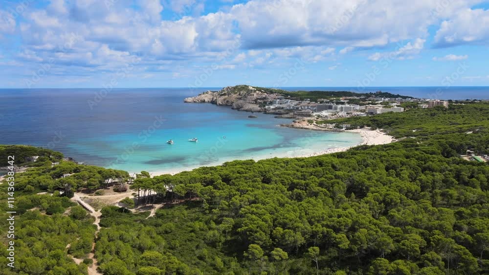 Relax and enjoy the breathtaking coastline of Cala Agulla in Cala Rajada, Mallorca. Experience the serene surroundings, azure waters, and vibrant natural landscape. Perfect for a calming getaway. Relax and enjoy the breathtaking coastline of Cala Agulla in Cala Rajada, Mallorca. Experience the serene surroundings, azure waters, and vibrant natural landscape. Perfect for a calming getaway.