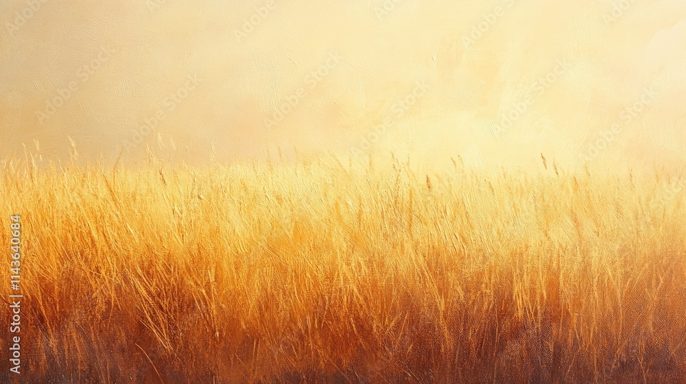 A serene golden field under soft light, evoking tranquility and natural beauty. A serene golden field under soft light, evoking tranquility and natural beauty.