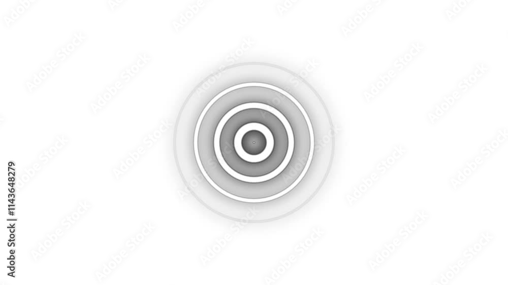 Abstract radio wave signal animation. Radio wave on a black background Radar waves concept. Abstract radio wave signal animation. Radio wave on a black background Radar waves concept.