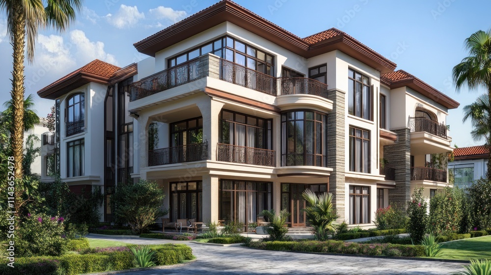 Luxury Mediterranean Mansion: Architectural Design Luxury Mediterranean Mansion: Architectural Design