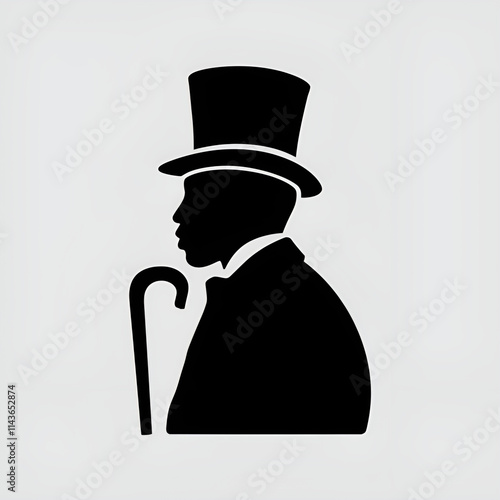 A vector image of a black history icon 
