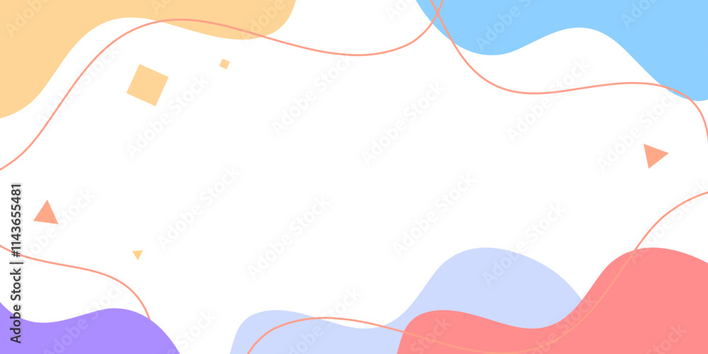 flat abstract background with waves and lines. vector flat background flat abstract background with waves and lines. vector flat background