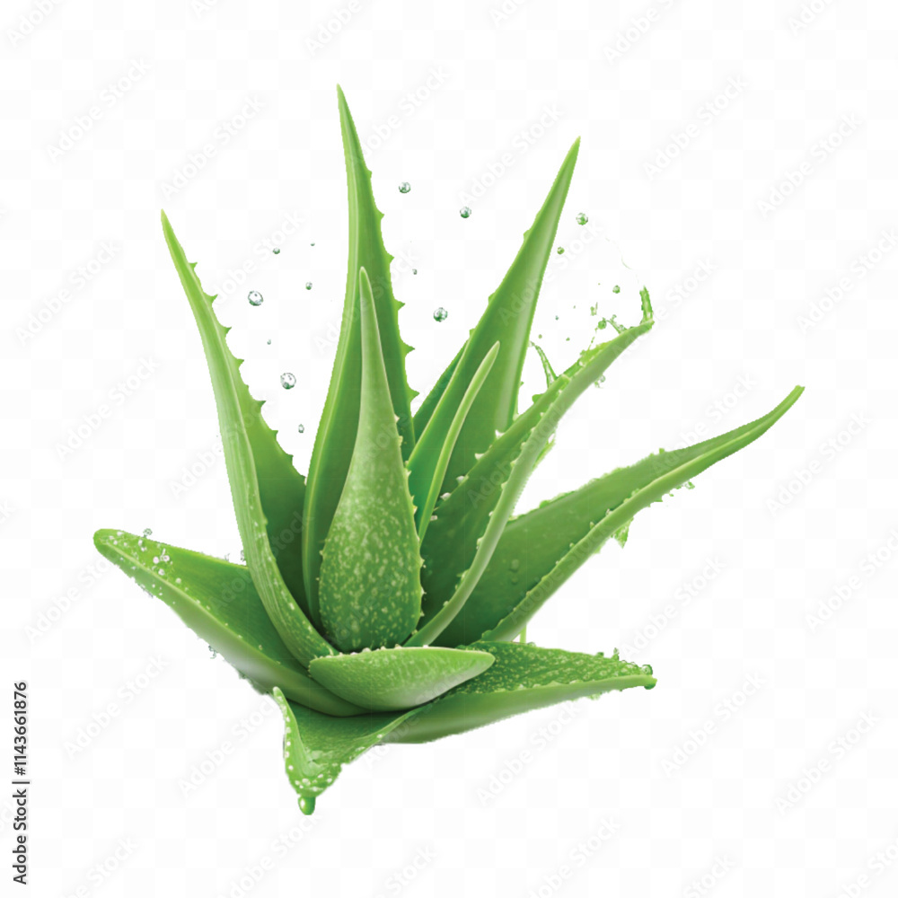 abstract 3d fresh green aloe vera in splash of green juice isolated on white background abstract 3d fresh green aloe vera in splash of green juice isolated on white background
