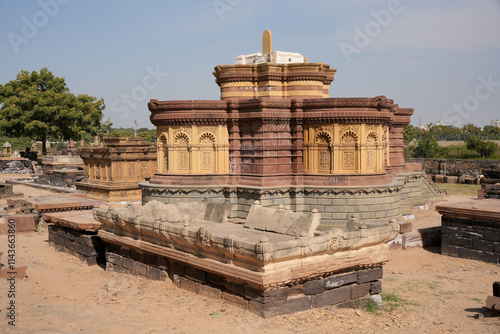 Obraz na płótnie Royal tribute: Rao Lakha Chhatri, jewel of Bhuj w salonie