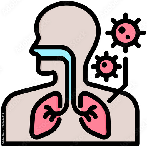 Respiratory Problem Icon