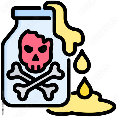 Chemical Pollution Icon