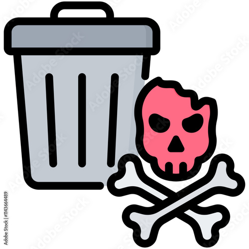 Hazardous Waste Icon