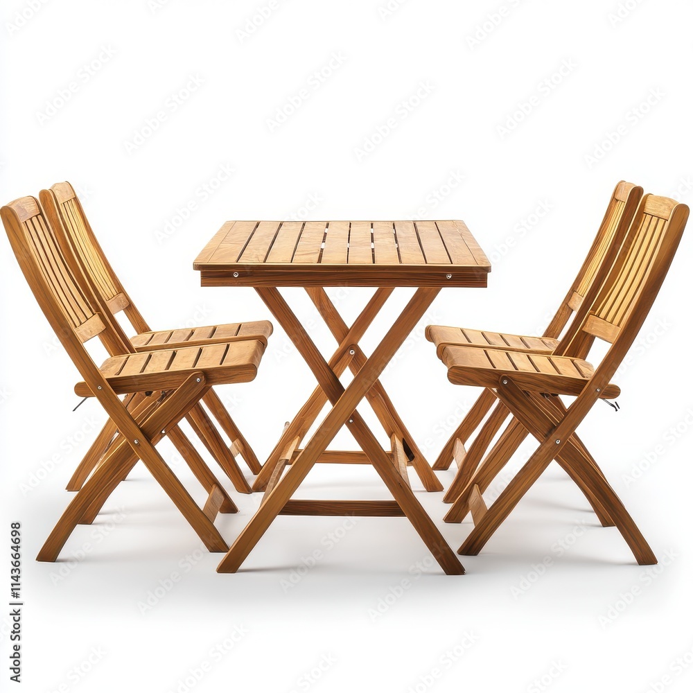 outdoor dining set isolated on white background outdoor dining set isolated on white background