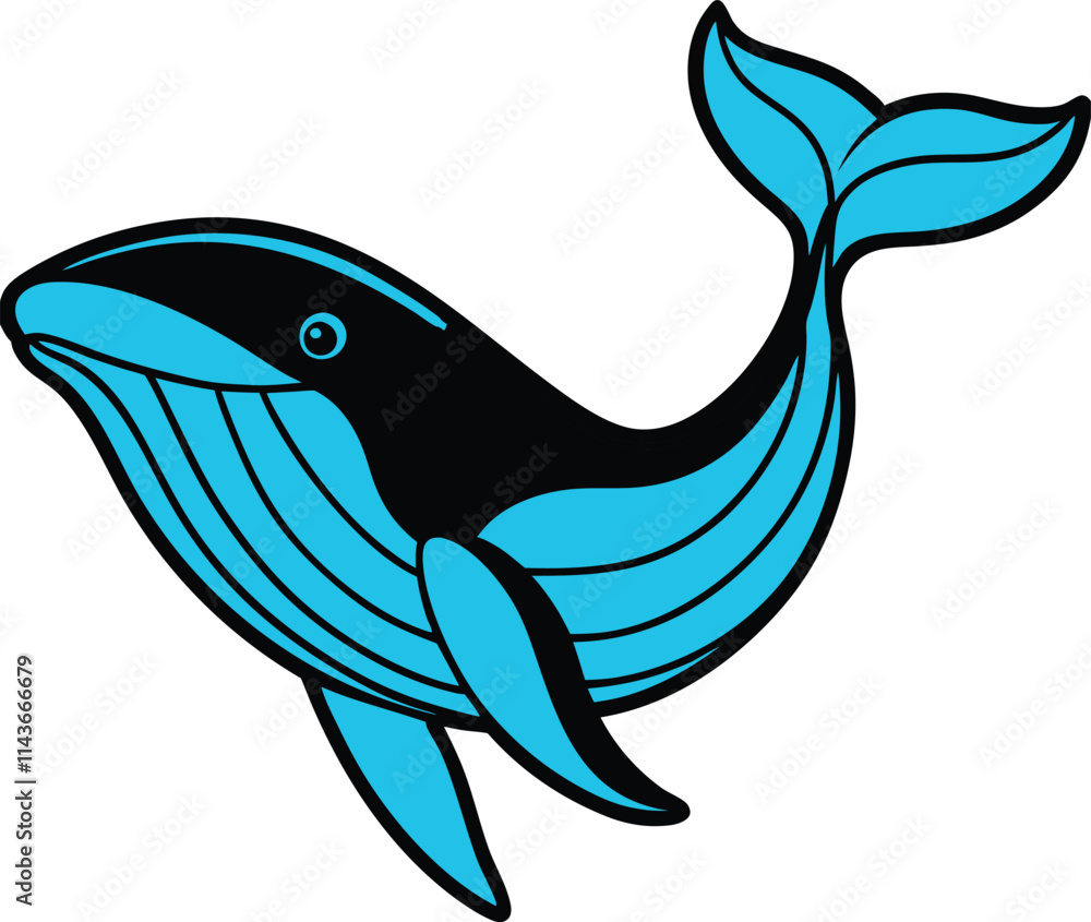 blue whale design art illustrator eps vector blue whale design art illustrator eps vector