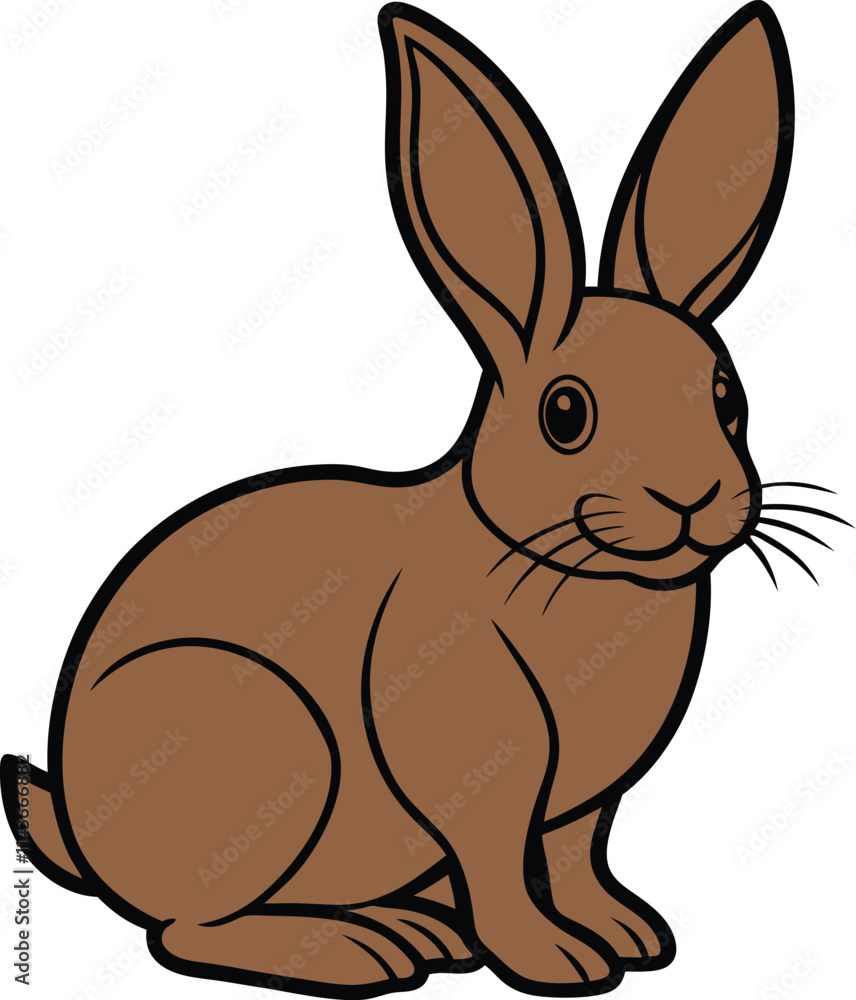 Obraz premium Rabbit design art illustrator eps vector