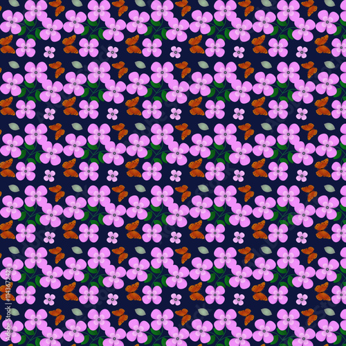 floral vector repeat fabric pattern design with high quality print ready file