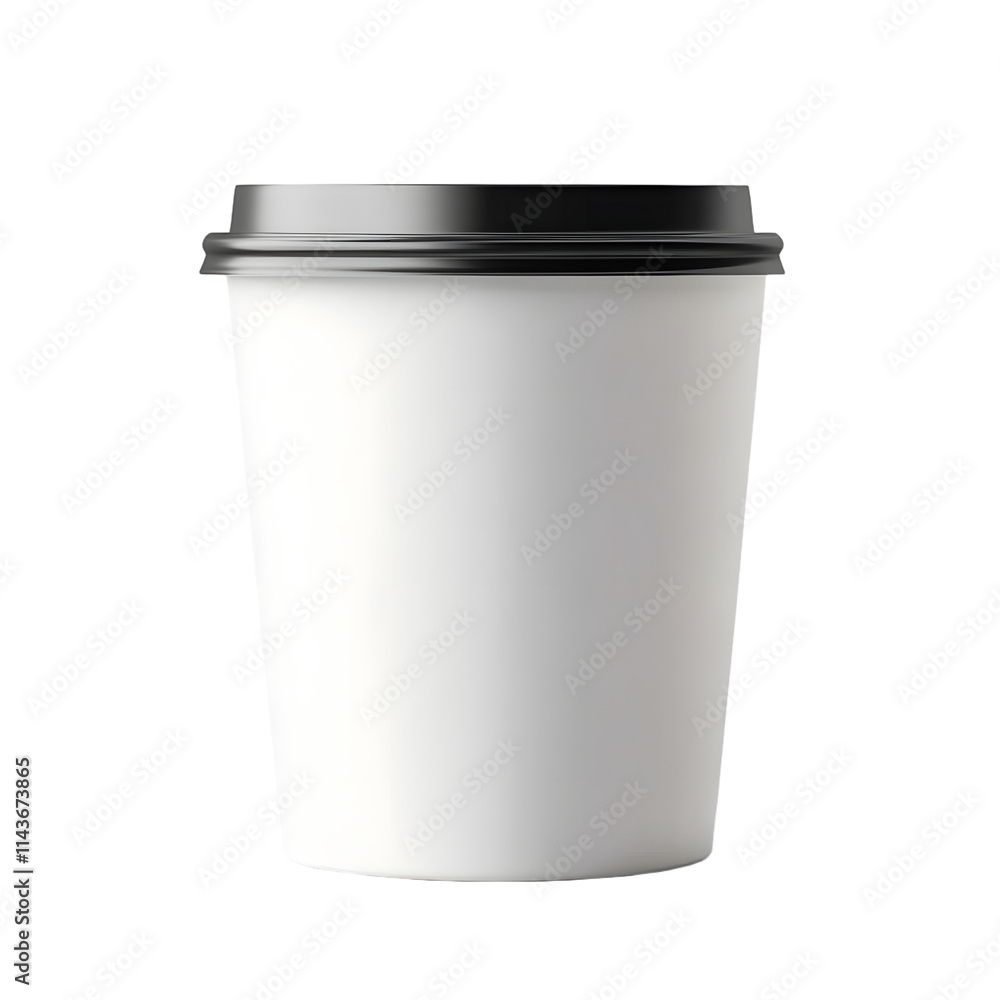 White coffee cup mockup isolated on transparency background, PNG White coffee cup mockup isolated on transparency background, PNG