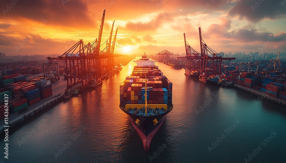 Global trade and supply chain connections, intricate web linking industries across continents, vibrant and sleek digital visualization, high resolution, cinematic perspective Global trade and supply chain connections, intricate web linking industries across continents, vibrant and sleek digital visualization, high resolution, cinematic perspective