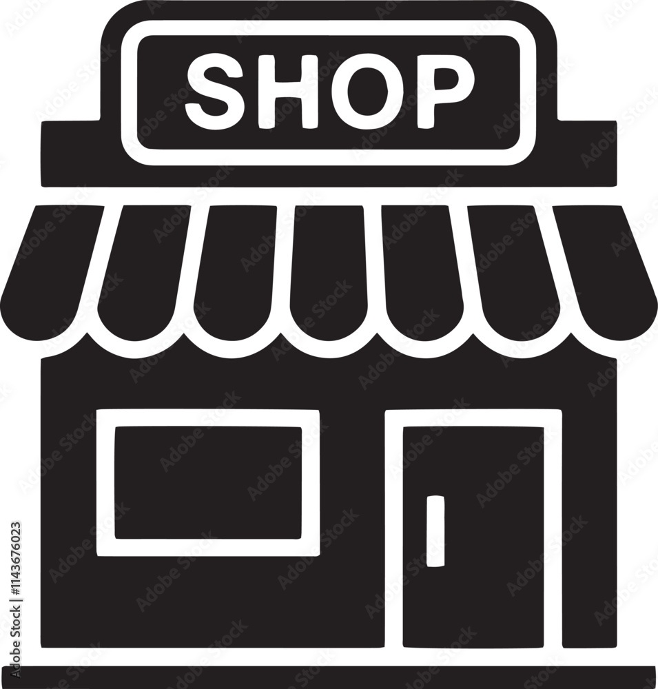 Store icon vector design template Store icon vector design template