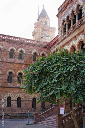 Obraz na płótnie The Gothic elegance of Pragmahal Palace in Bhuj w salonie