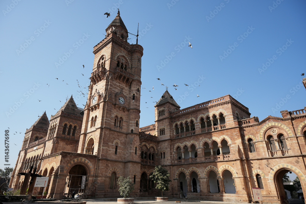 The Gothic elegance of Pragmahal Palace in Bhuj