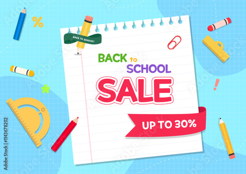 Back To School, sale illust design