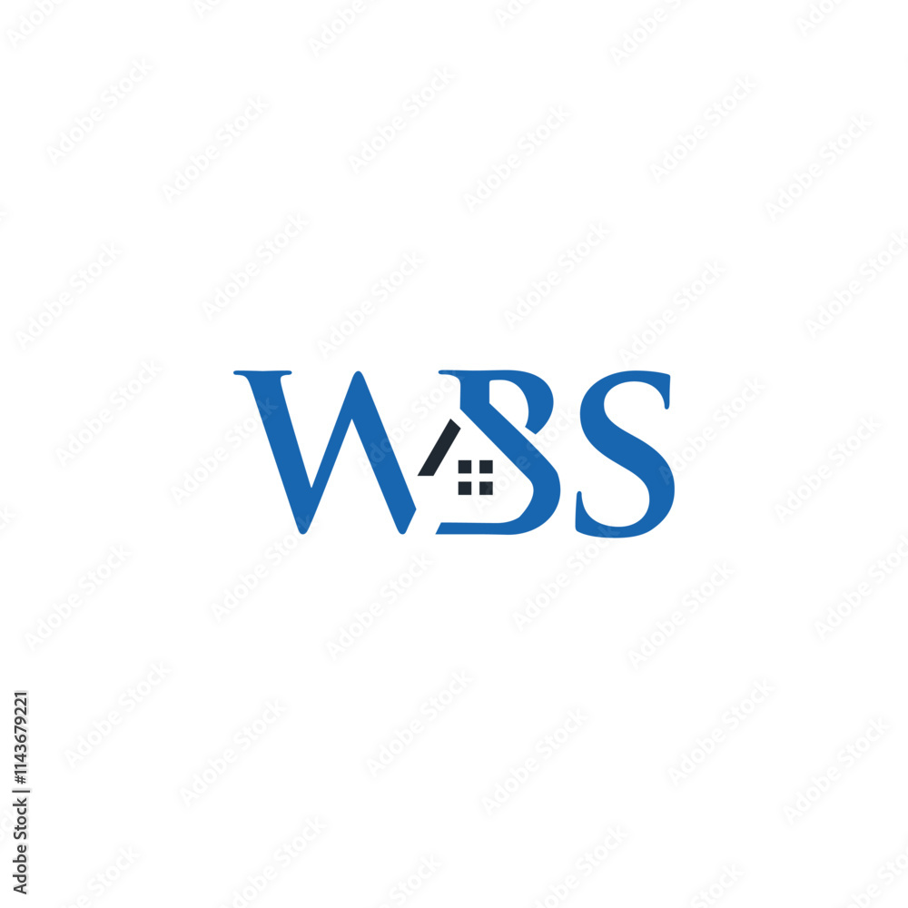 Letter W B S Building Logo Icon Vector Letter W B S Building Logo Icon Vector