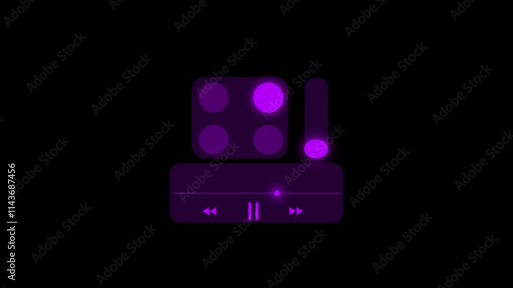 Animation of glowing neon sign Video, audio neon plays button icon animation. glowing play button animation. Press to play. Start button sign video. Music play button icon. Animation of glowing neon sign Video, audio neon plays button icon animation. glowing play button animation. Press to play. Start button sign video. Music play button icon.