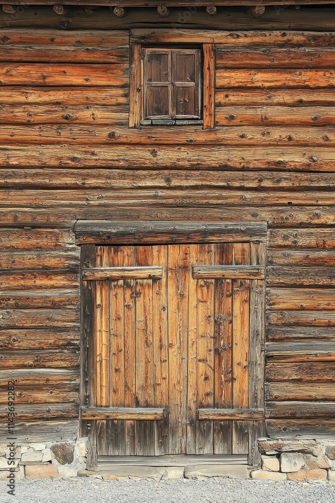 Rustic Wooden Building Exterior Door and Window Rustic Wooden Building Exterior Door and Window