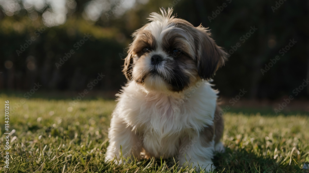 Angelica the Shih Tzu puppy High angle view of lap shih tzu on sand Denver Colorado United States USA landscape background,
Angelica the Shih Tzu puppy High angle view of lap shih tzu on sand Denver Colorado United States USA landscape background,