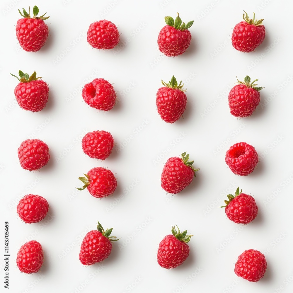 Ripe raspberry isolated on white background Ripe raspberry isolated on white background