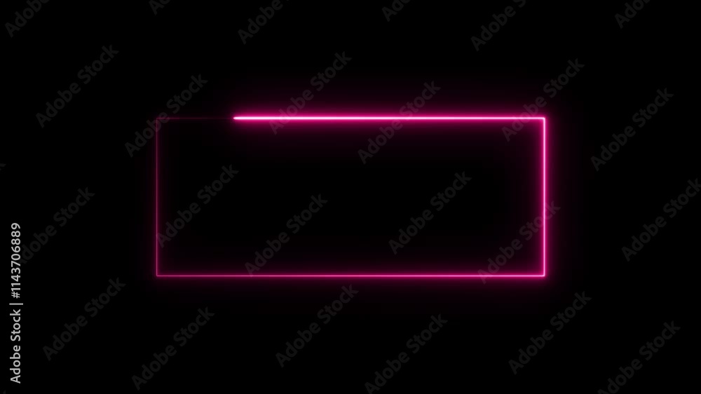 Animation of glowing neon rectangles abstract background - seamless loop - vertical on a black background . Animation of glowing neon rectangles abstract background - seamless loop - vertical on a black background .