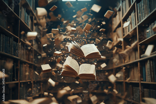 Words in chaos as language evolves into a dance of unreadability. Generative AI