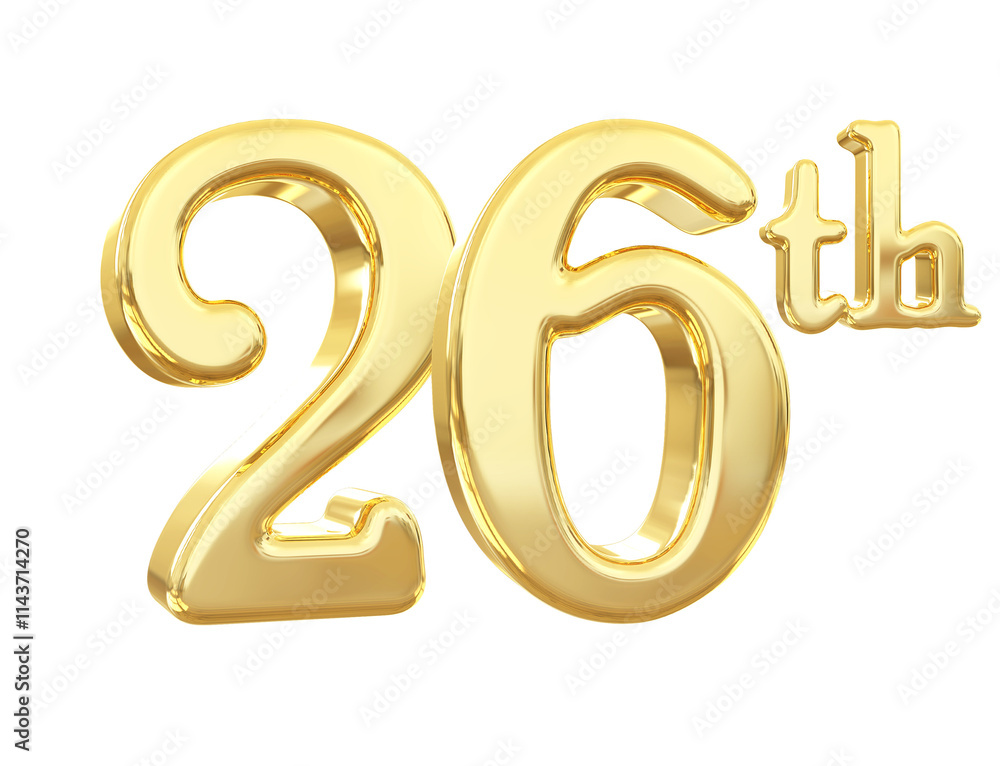 26th Anniversary Gold 26th Anniversary Gold