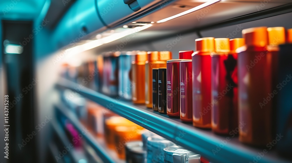Duty-Free Display - Stewardess-Managed In-Flight Shopping Duty-Free Display - Stewardess-Managed In-Flight Shopping