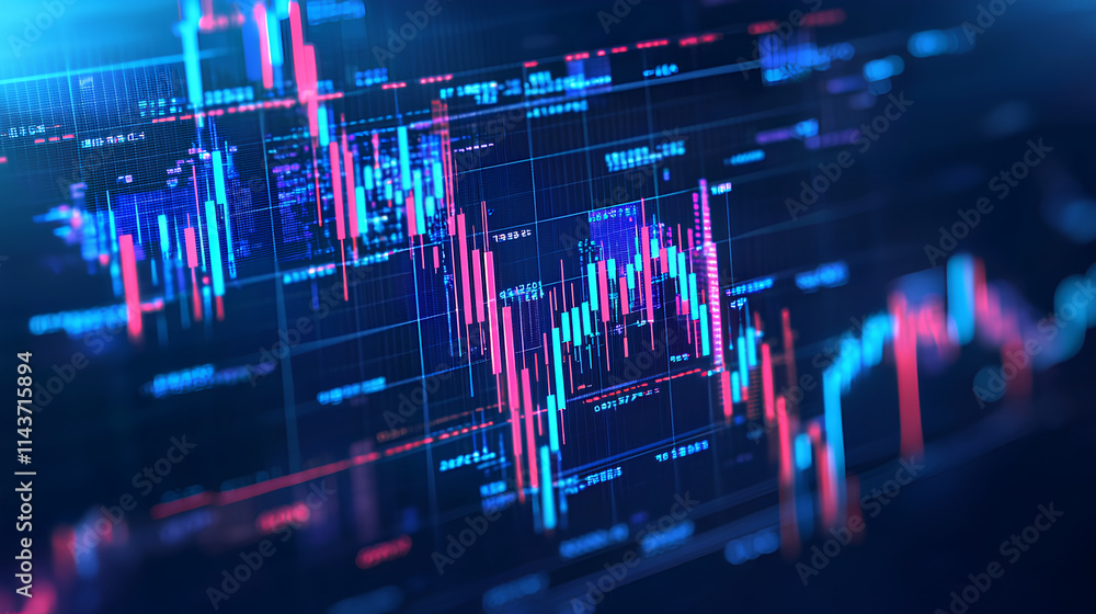 Obraz premium Stock Market Analyst