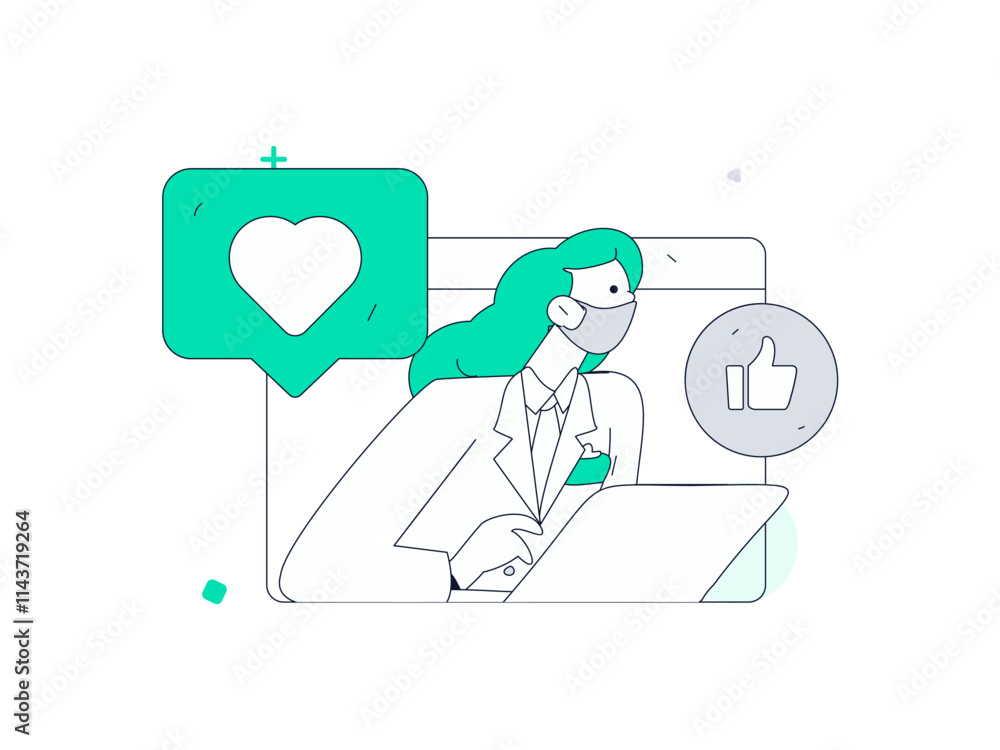 Flat vector illustration of business people operating work scene
Flat vector illustration of business people operating work scene