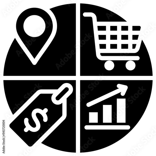 Marketing Mix Icon