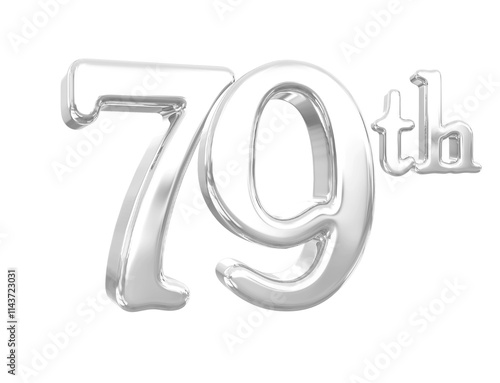 79th Anniversary Silver