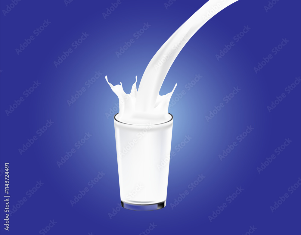 Realistic Milk Splash with glass. Milk Splash vector. Realistic Milk Splash with glass. Milk Splash vector.