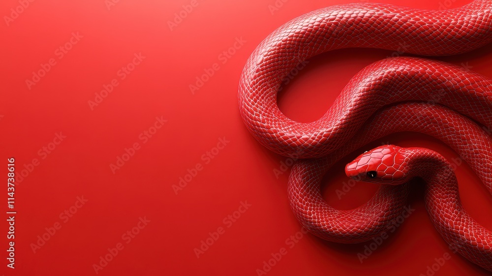 Obraz premium Happy Chinese New Year 2025,Year of the snake zodiac sign,Snake illustration and design,Asian elements gold paper cut style,Lunar new year concept,New Year card 2025.