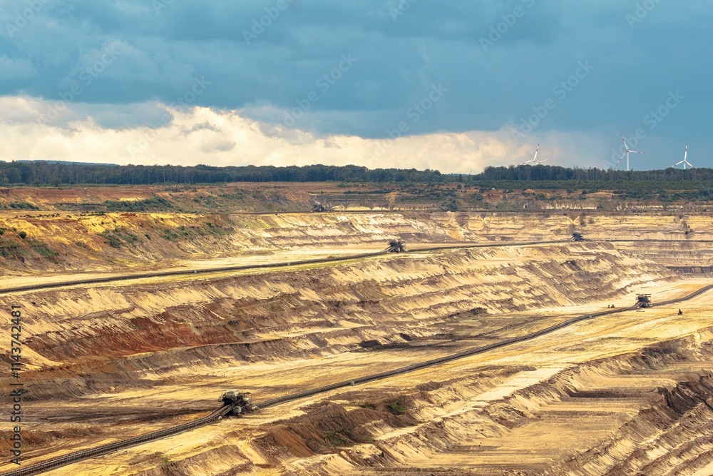 the coal mining area in the Rhineland
