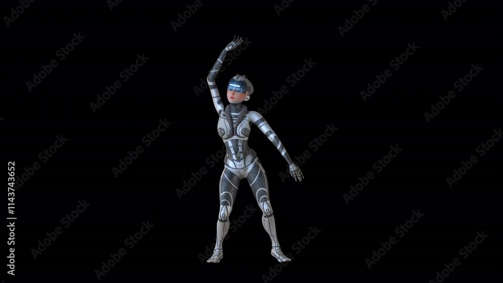 3d render of a dancing model 3d render of a dancing model