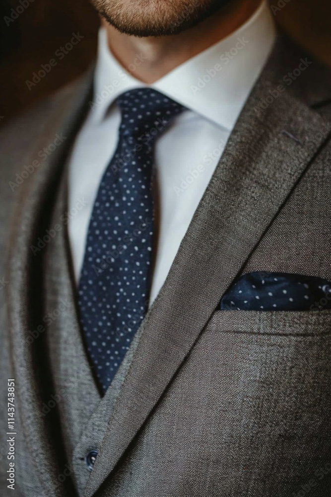 a close photography of a men grey suit a close photography of a men grey suit