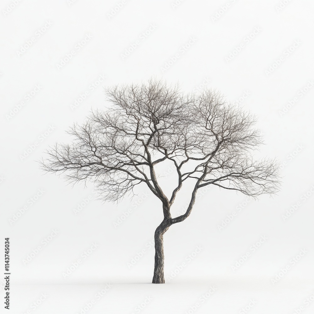 Rain tree isolated on white background Rain tree isolated on white background