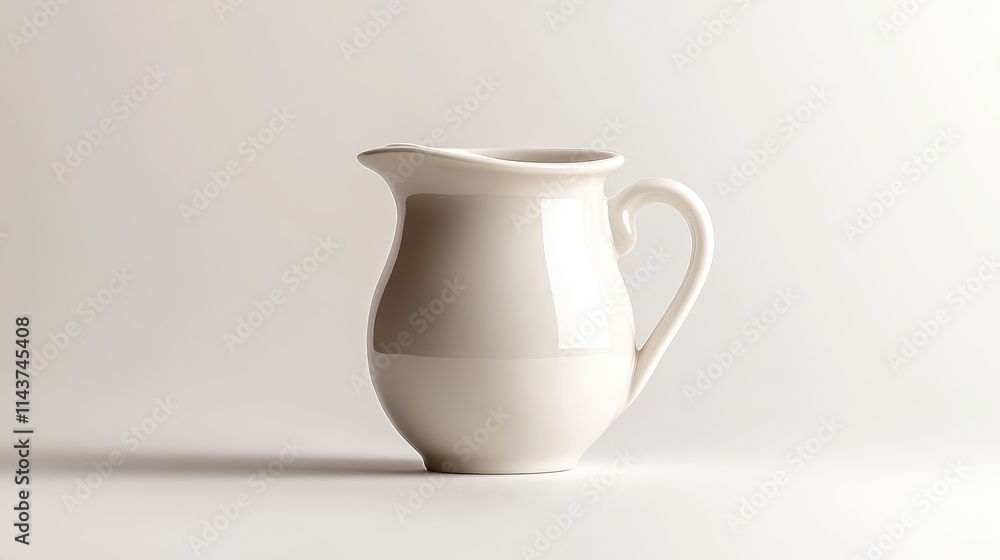 water pitcher on white isolated background water pitcher on white isolated background