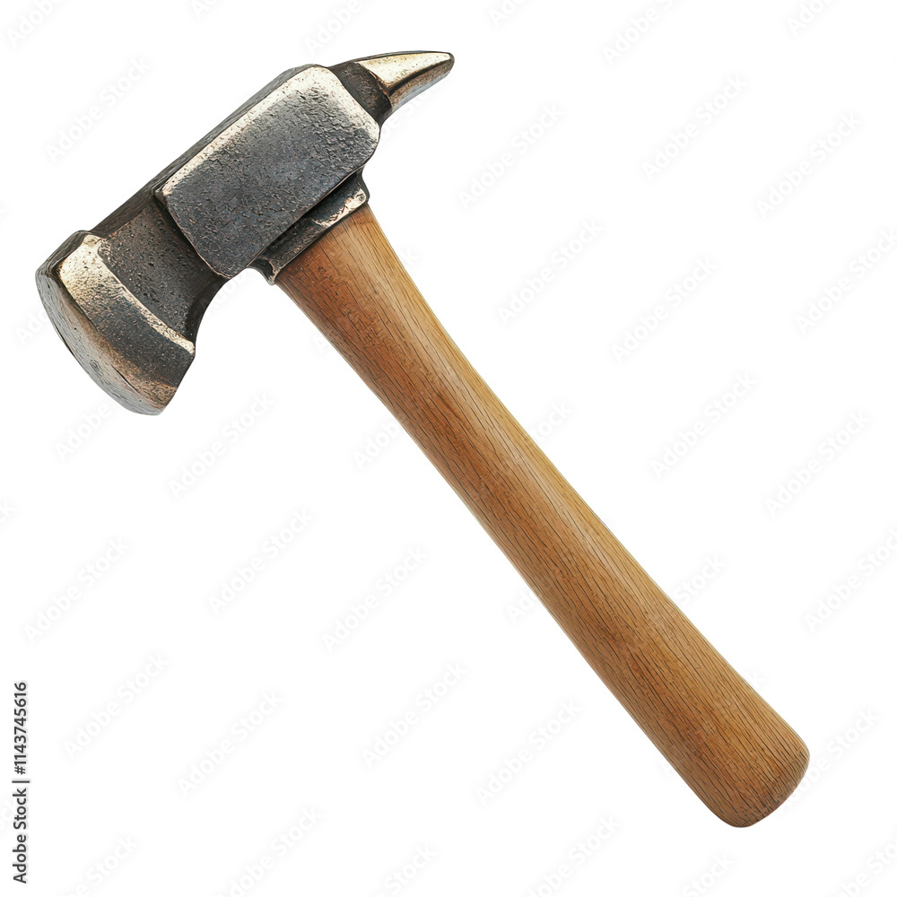 Carpenters Hammer in Action on White Background for Construction Projects and Transparent background. Carpenters Hammer in Action on White Background for Construction Projects and Transparent background.