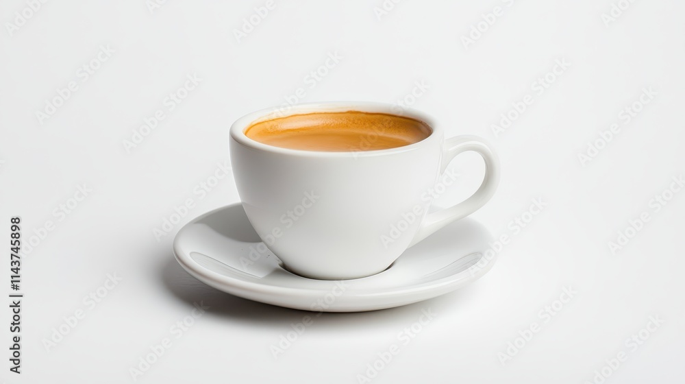 Espresso cup on white isolated background Espresso cup on white isolated background