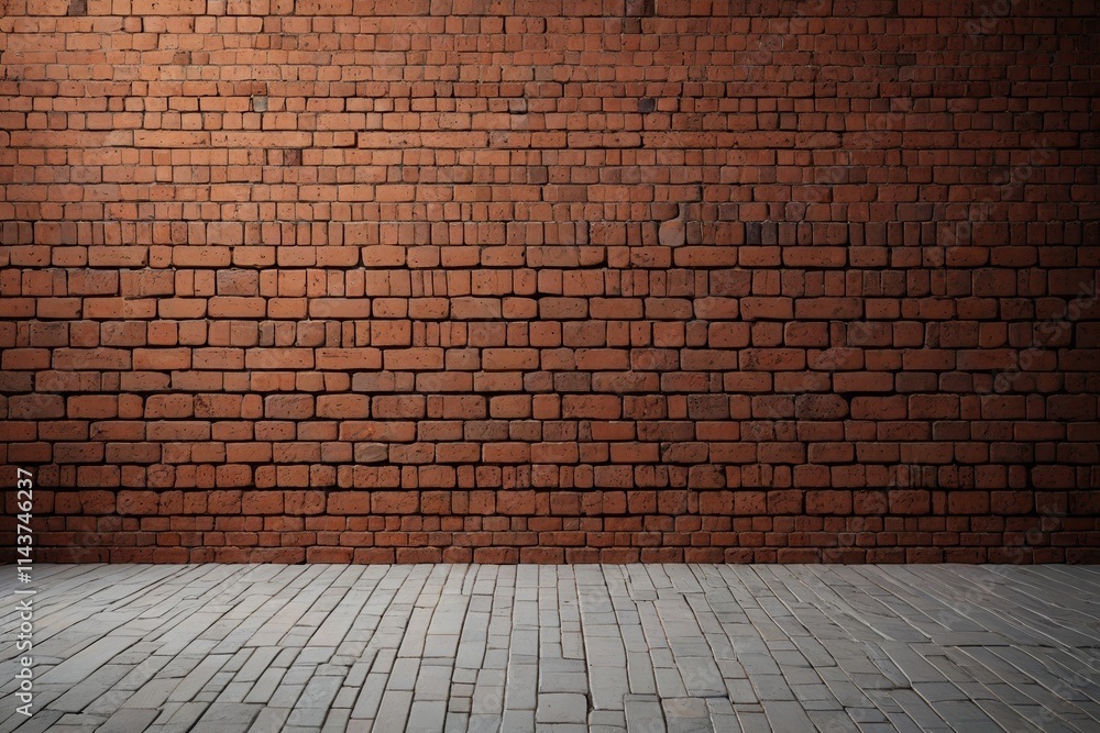 a close up of a brick wall with a wooden floor a close up of a brick wall with a wooden floor
