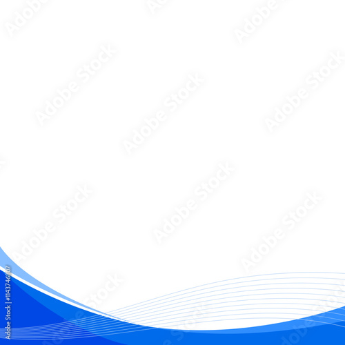 Curve Footer with Blend Wave