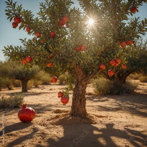 red apple tree