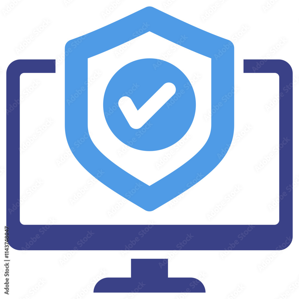 Computer Security Icon Computer Security Icon