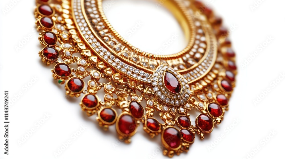 Obraz premium Necklace on white isolated background