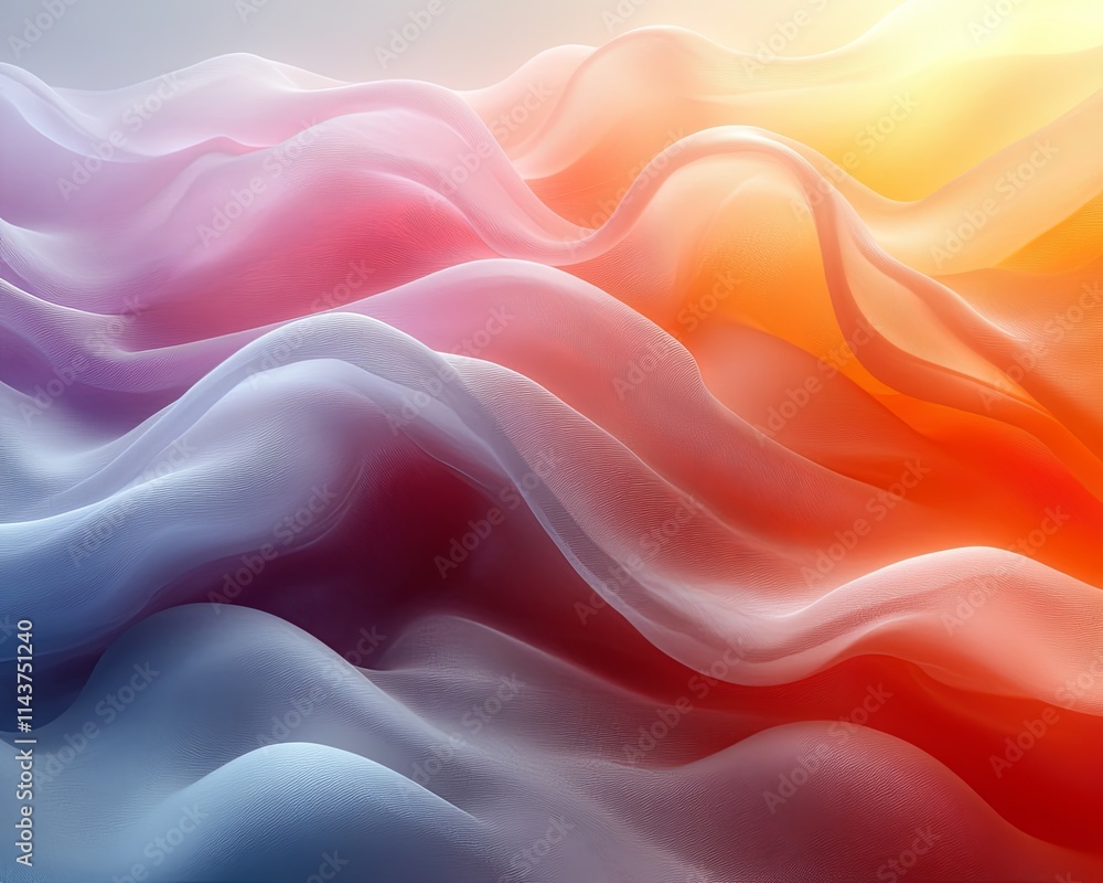 Fototapeta premium Smooth Abstract Wave Pattern Backgrounds